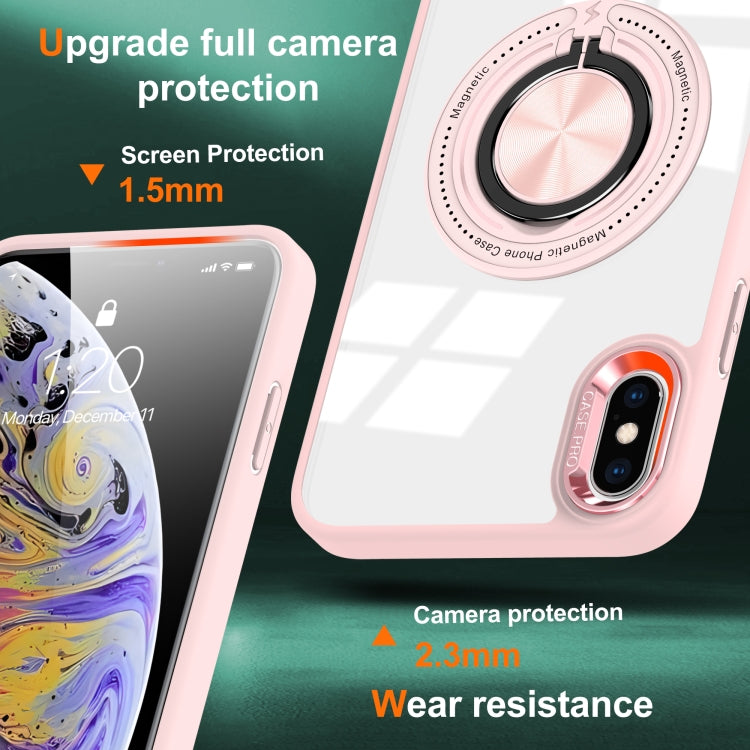 Magnetic Rotating Ring Holder Phone Case, For iPhone XS Max, For iPhone 8 Plus / 7 Plus