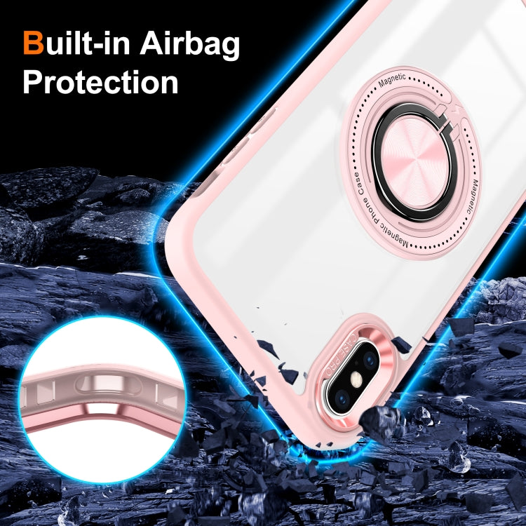 Magnetic Rotating Ring Holder Phone Case, For iPhone XS Max, For iPhone 8 Plus / 7 Plus
