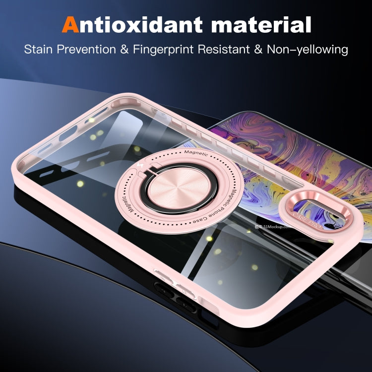 Magnetic Rotating Ring Holder Phone Case, For iPhone XS Max, For iPhone 8 Plus / 7 Plus