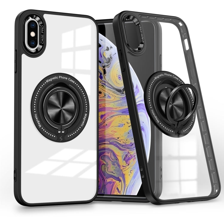 Magnetic Rotating Ring Holder Phone Case, For iPhone XS Max, For iPhone 8 Plus / 7 Plus