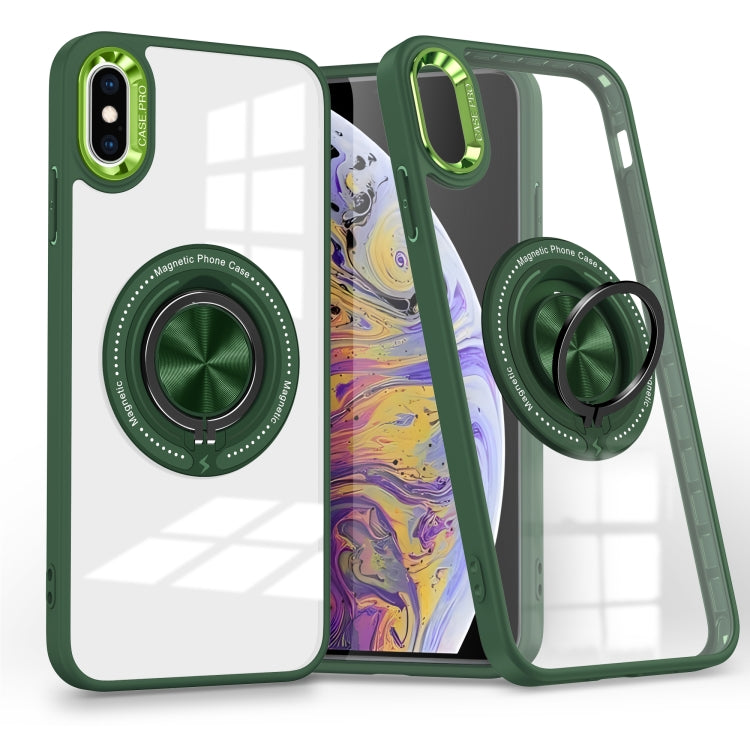 Magnetic Rotating Ring Holder Phone Case, For iPhone XS Max, For iPhone 8 Plus / 7 Plus