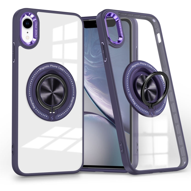 Magnetic Rotating Ring Holder Phone Case, For iPhone 11, For iPhone 11 Pro, For iPhone XS / X, For iPhone XR