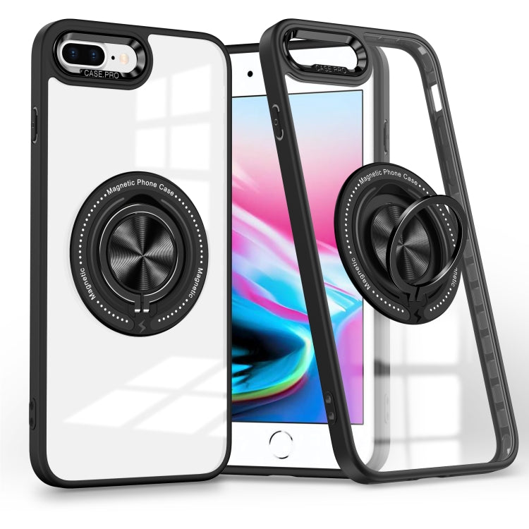 Magnetic Rotating Ring Holder Phone Case, For iPhone XS Max, For iPhone 8 Plus / 7 Plus