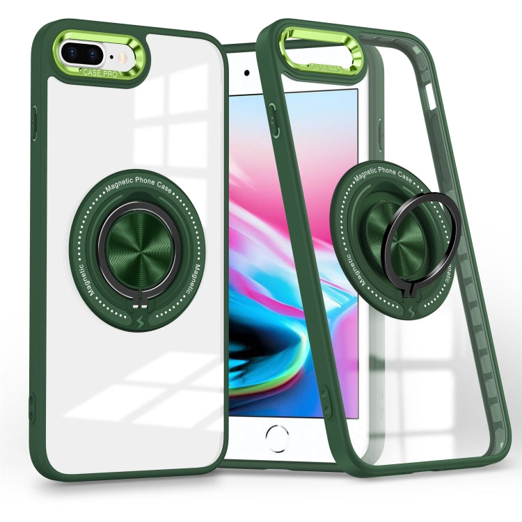 Magnetic Rotating Ring Holder Phone Case, For iPhone XS Max, For iPhone 8 Plus / 7 Plus