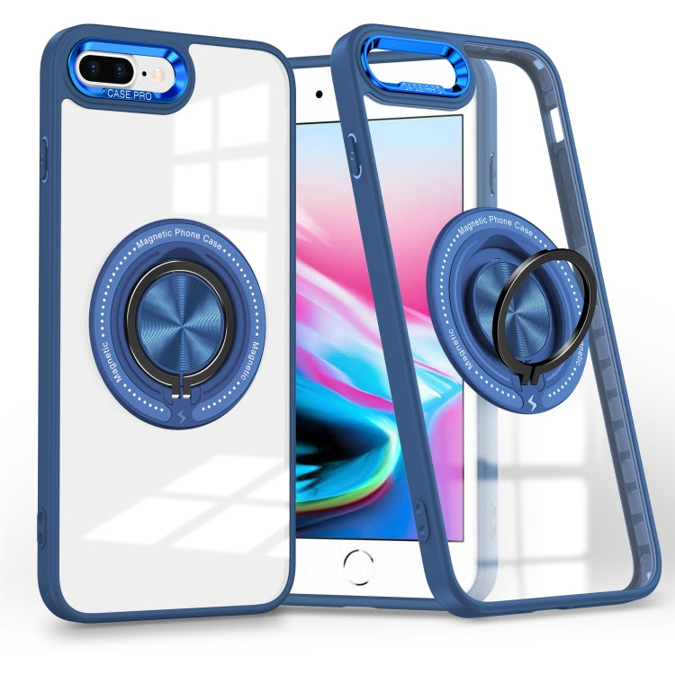 Magnetic Rotating Ring Holder Phone Case, For iPhone XS Max, For iPhone 8 Plus / 7 Plus
