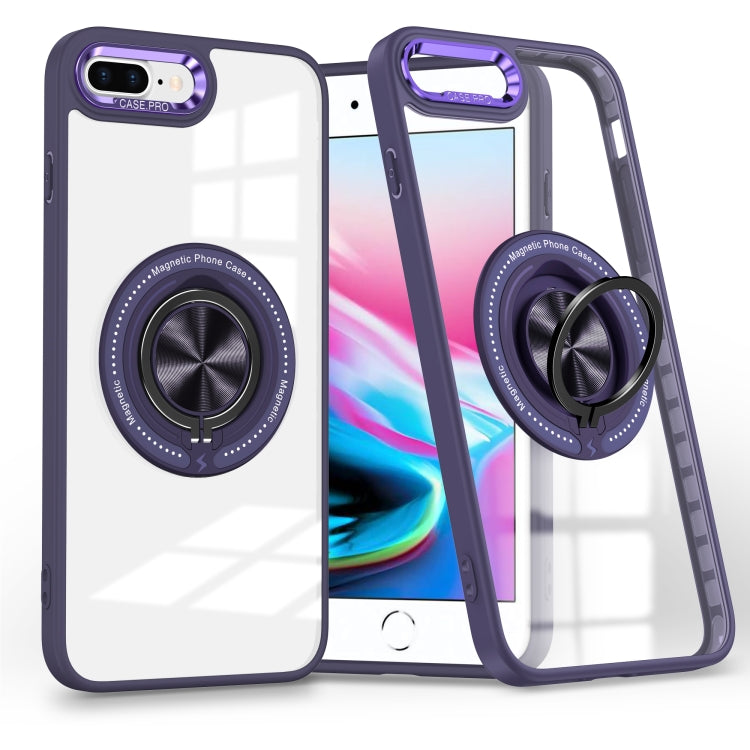 Magnetic Rotating Ring Holder Phone Case, For iPhone XS Max, For iPhone 8 Plus / 7 Plus