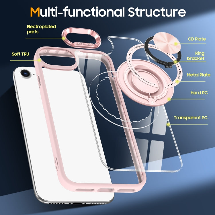 Magnetic Rotating Ring Holder Phone Case, For iPhone SE 2022 / 2020 / 8 / 7, For iPhone 13 Pro Max, For iPhone 13 Pro, For iPhone 13