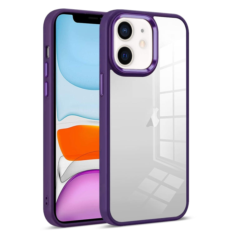 Colorful Armor Transparent Phone Case, For iPhone 12 Pro Max, For iPhone 12 Pro, For iPhone 11 Pro Max, For iPhone 11