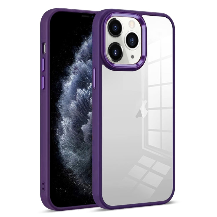 Colorful Armor Transparent Phone Case, For iPhone 11 Pro