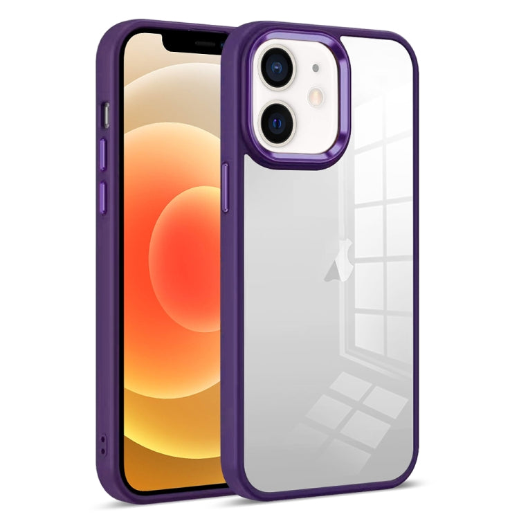 Colorful Armor Transparent Phone Case, For iPhone 13 Pro Max, For iPhone 13 Pro, For iPhone 13, For iPhone 12