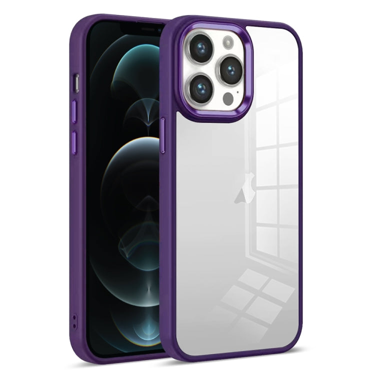 Colorful Armor Transparent Phone Case, For iPhone 12 Pro Max, For iPhone 12 Pro, For iPhone 11 Pro Max, For iPhone 11