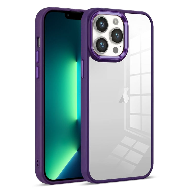 Colorful Armor Transparent Phone Case, For iPhone 13 Pro Max, For iPhone 13 Pro, For iPhone 13, For iPhone 12