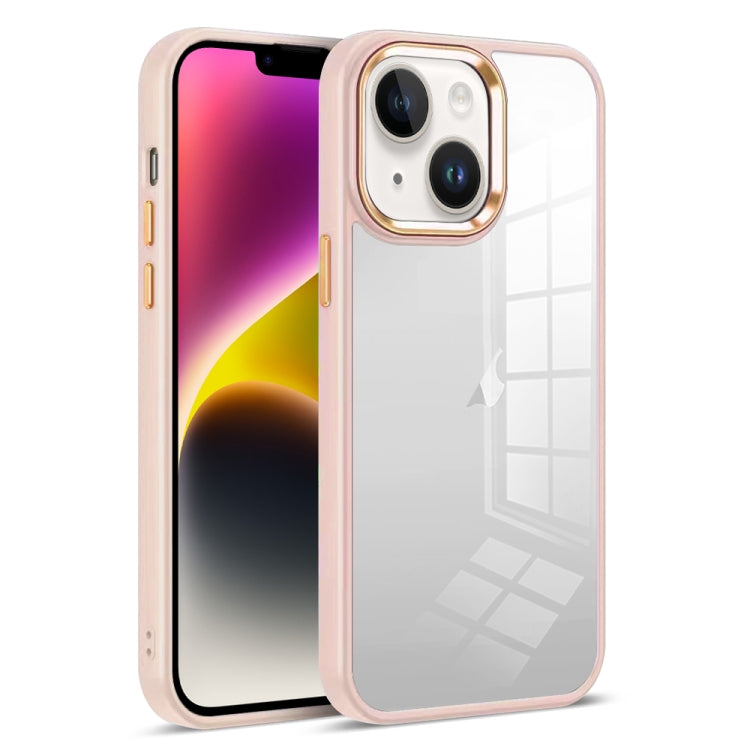 Colorful Armor Transparent Phone Case, For iPhone 14 Plus, For iPhone 14, For iPhone 14 Pro, For iPhone 14 Pro Max