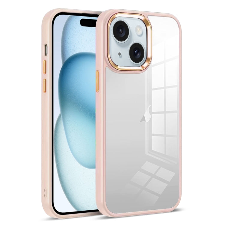 Colorful Armor Transparent Phone Case, For iPhone 15 Pro Max, For iPhone 15 Pro, For iPhone 15 Plus, For iPhone 15