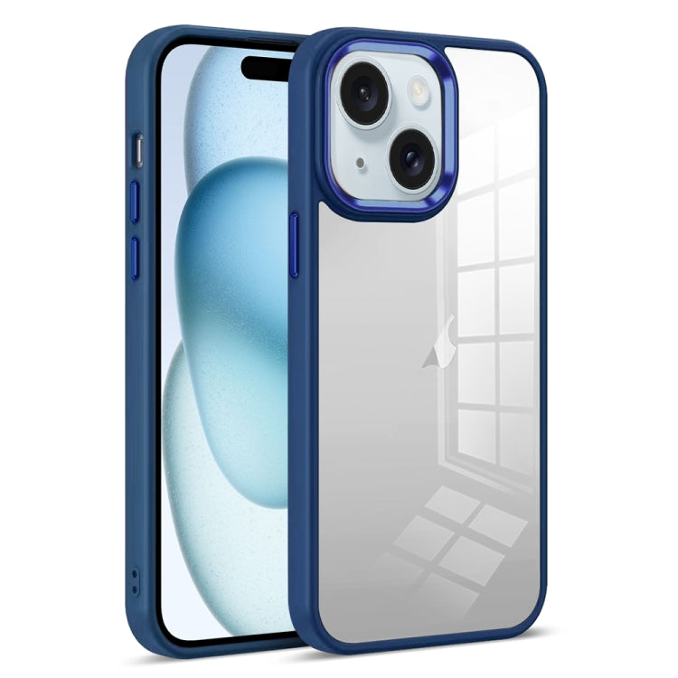 Colorful Armor Transparent Phone Case, For iPhone 15 Pro Max, For iPhone 15 Pro, For iPhone 15 Plus, For iPhone 15