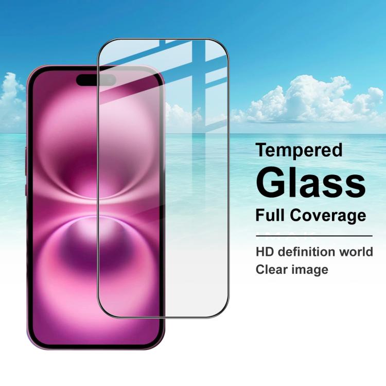 imak 9H Surface Hardness Full Screen Tempered Glass Film Pro+ Series, For iPhone 17 Pro Max, For iPhone 17 / 17 Pro, For iPhone 17 Air, For iPhone 16e, For iPhone 16 Pro Max, For iPhone 16 Pro, For iPhone 16 Plus, For iPhone 16