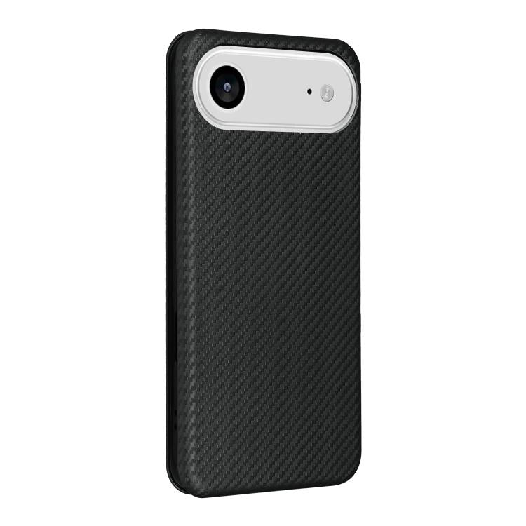 Carbon Fiber Texture Flip Leather Phone Case, For iPhone SE 2024, For iPhone 16 Pro Max, For iPhone 16 Pro, For iPhone 16 Plus