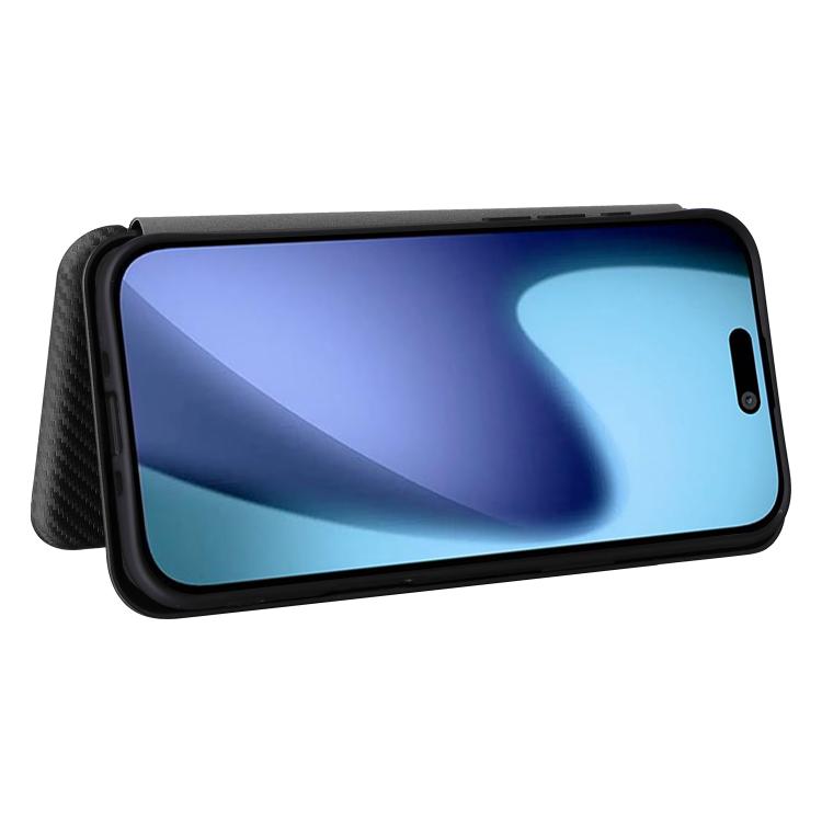 Carbon Fiber Texture Flip Leather Phone Case, For iPhone SE 2024, For iPhone 16 Pro Max, For iPhone 16 Pro, For iPhone 16 Plus