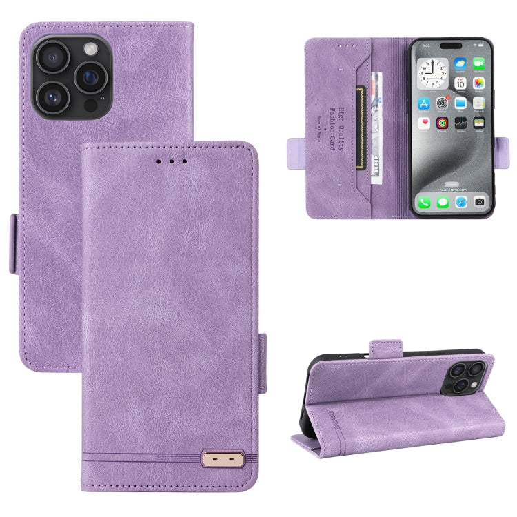 Magnetic Clasp Leather Phone Case, For iPhone 16 Pro Max, For iPhone 16 Pro, For iPhone 16 Plus, For iPhone 16