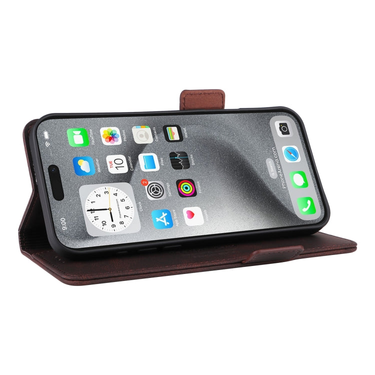 Magnetic Clasp Leather Phone Case, For iPhone 16 Pro Max, For iPhone 16 Pro, For iPhone 16 Plus, For iPhone 16