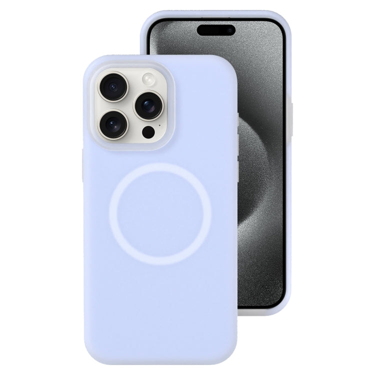 Jelly Liquid Silicone MagSafe Magnetic Phone Case, For iPhone 15 Pro, For iPhone 15 Plus