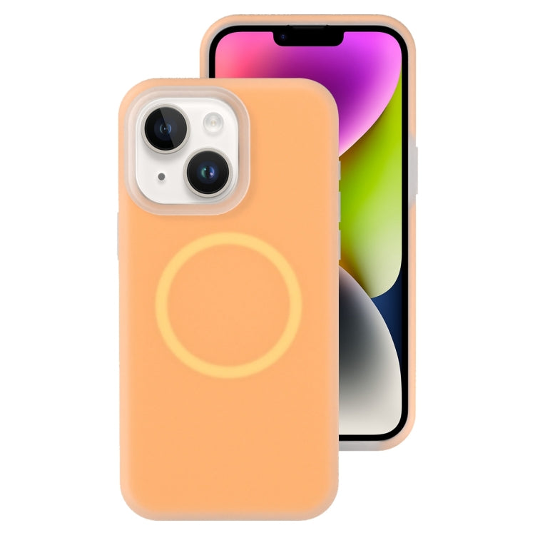 Jelly Liquid Silicone MagSafe Magnetic Phone Case, For iPhone 14, For iPhone 14 Pro