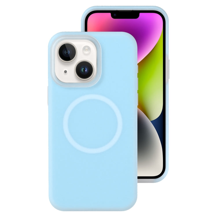 Jelly Liquid Silicone MagSafe Magnetic Phone Case, For iPhone 14, For iPhone 14 Pro