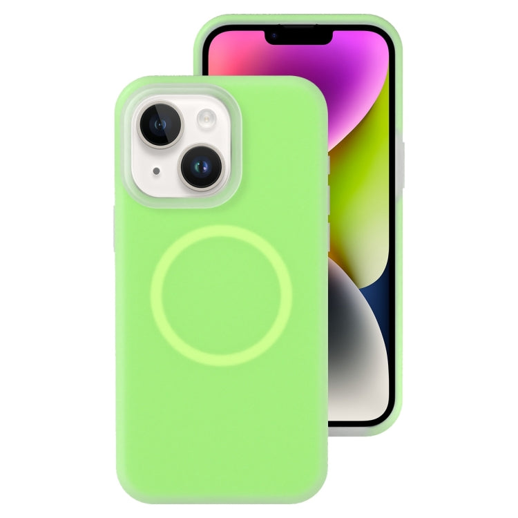 Jelly Liquid Silicone MagSafe Magnetic Phone Case, For iPhone 14, For iPhone 14 Pro