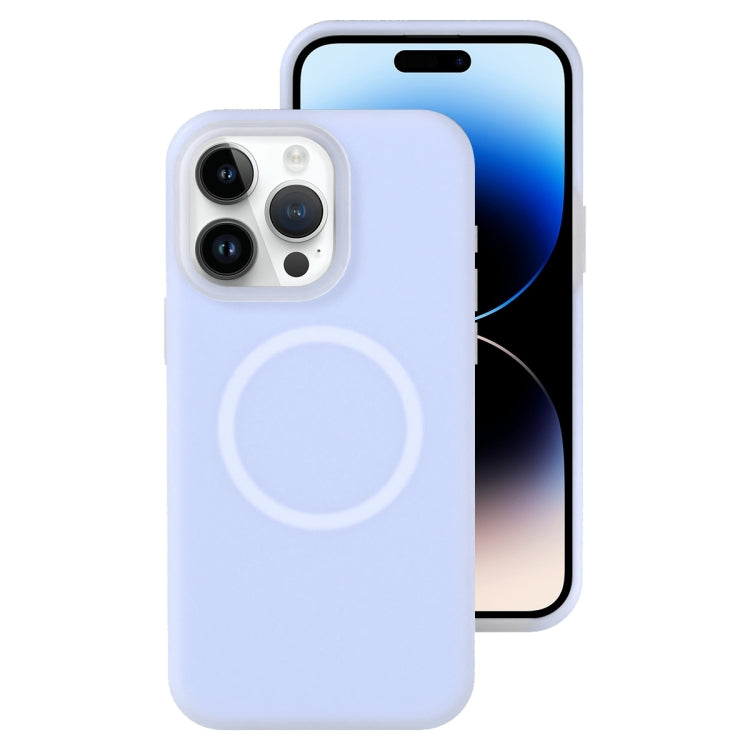 Jelly Liquid Silicone MagSafe Magnetic Phone Case, For iPhone 14, For iPhone 14 Pro