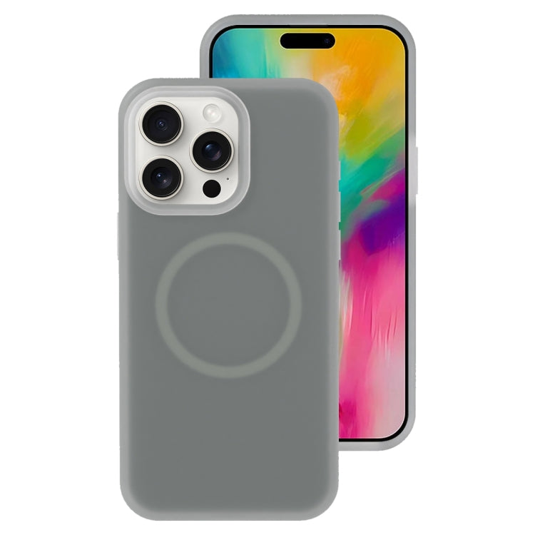 Jelly Liquid Silicone MagSafe Magnetic Phone Case, For iPhone 16 Pro, For iPhone 16 Plus