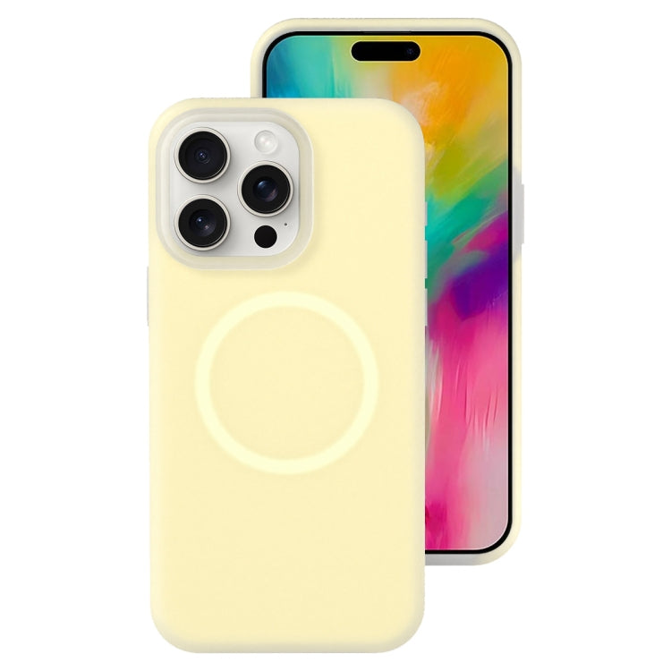 Jelly Liquid Silicone MagSafe Magnetic Phone Case, For iPhone 16 Pro, For iPhone 16 Plus