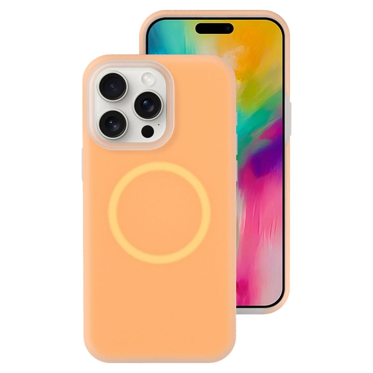 Jelly Liquid Silicone MagSafe Magnetic Phone Case, For iPhone 16e, For iPhone 16 Pro Max