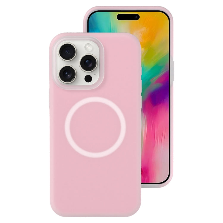 Jelly Liquid Silicone MagSafe Magnetic Phone Case, For iPhone 16e, For iPhone 16 Pro Max