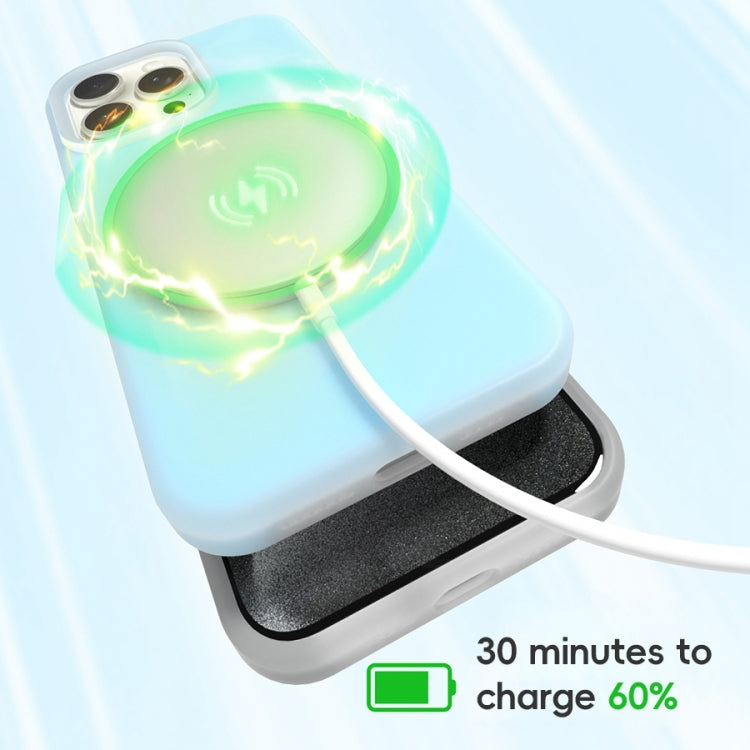 Jelly Liquid Silicone MagSafe Magnetic Phone Case, For iPhone 16 Pro, For iPhone 16 Plus