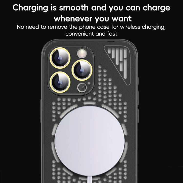 Hollow Cooling MagSafe Shockproof Phone Case, For iPhone 14, For iPhone 14 Pro, For iPhone 14 Pro Max