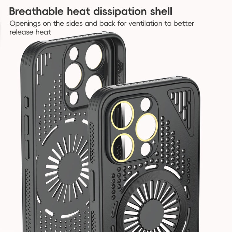 Hollow Cooling MagSafe Shockproof Phone Case, For iPhone 12, For iPhone 12 Pro Max, For iPhone 12 Pro