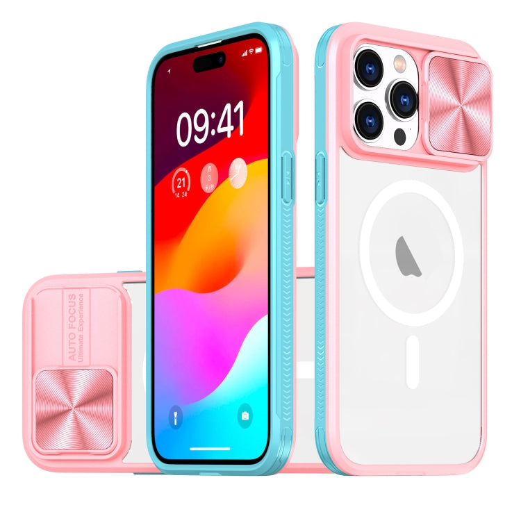 Clear Acrylic + PC + TPU MagSafe Lens Sliding Cover Full Coverage Phone Case, For  iPhone 12 Pro Max, For  iPhone 11 Pro Max, For iPhone 11