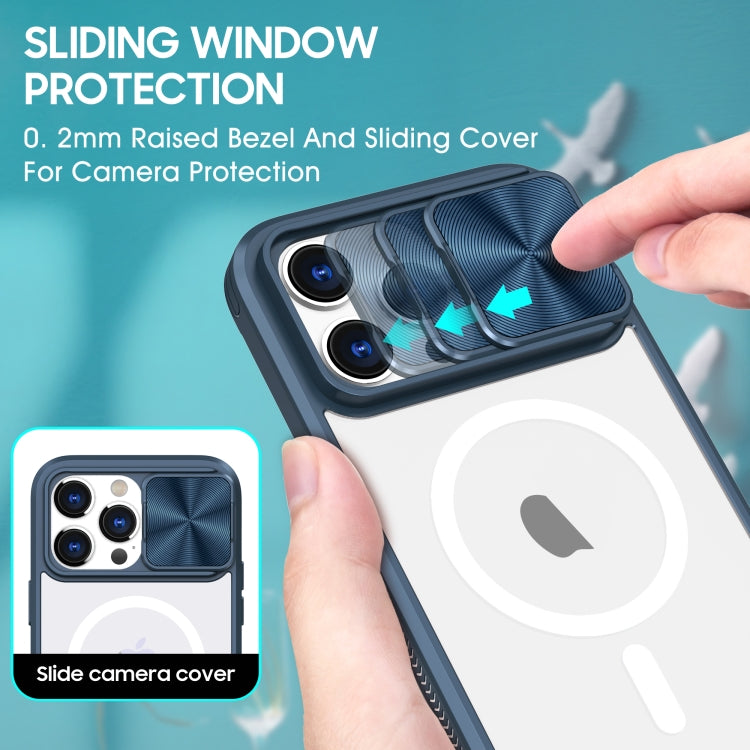 Clear Acrylic + PC + TPU MagSafe Lens Sliding Cover Full Coverage Phone Case, For  iPhone 12 Pro Max, For  iPhone 11 Pro Max, For iPhone 11
