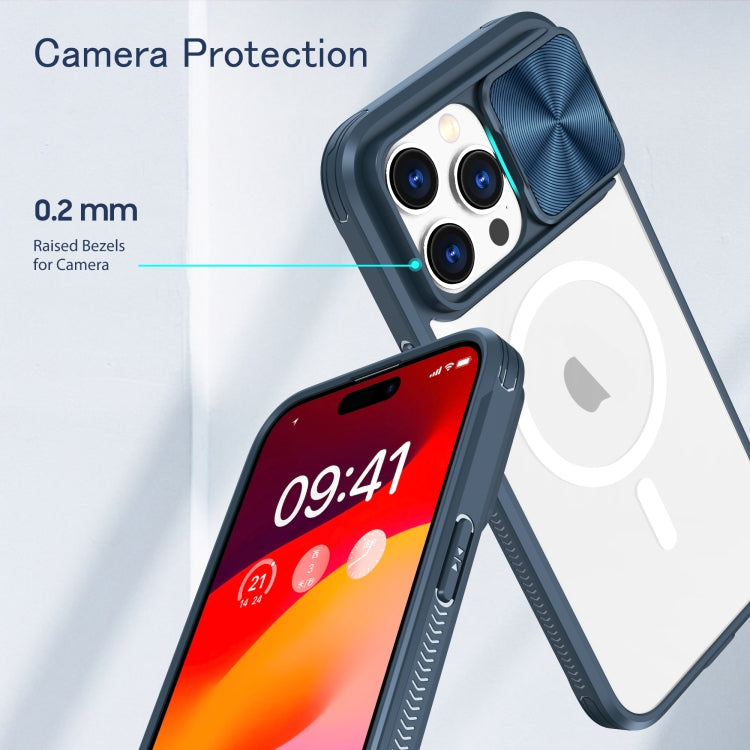 Clear Acrylic + PC + TPU MagSafe Lens Sliding Cover Full Coverage Phone Case, For  iPhone 12 Pro Max, For  iPhone 11 Pro Max, For iPhone 11