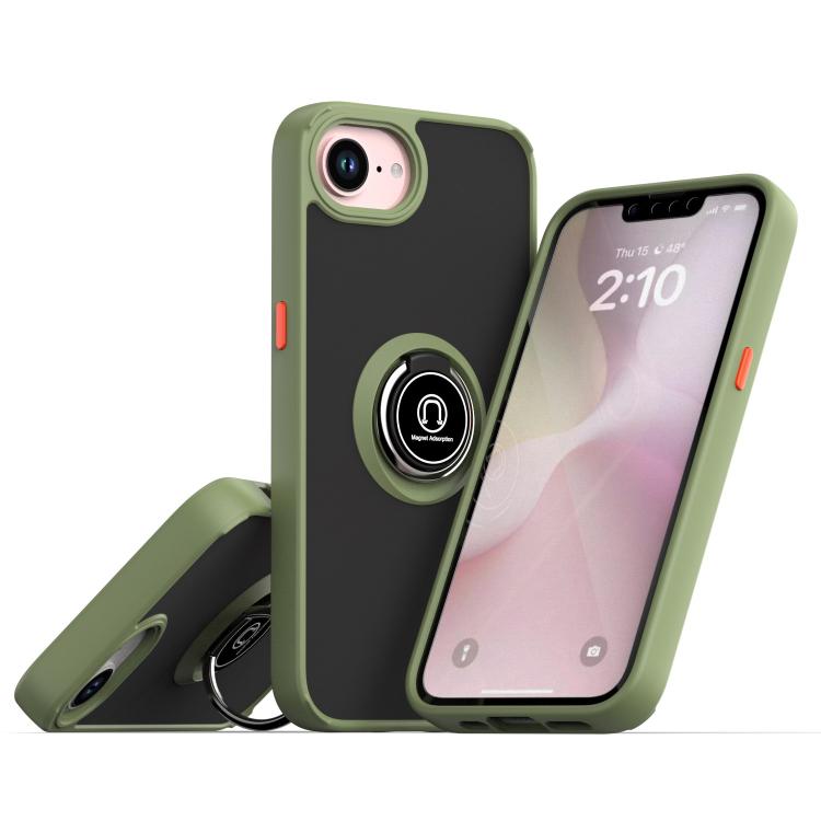 Q Shadow 1 Series TPU + PC Phone Case with Ring, For iPhone 17 Pro Max, For iPhone 17 Pro, For iPhone 17