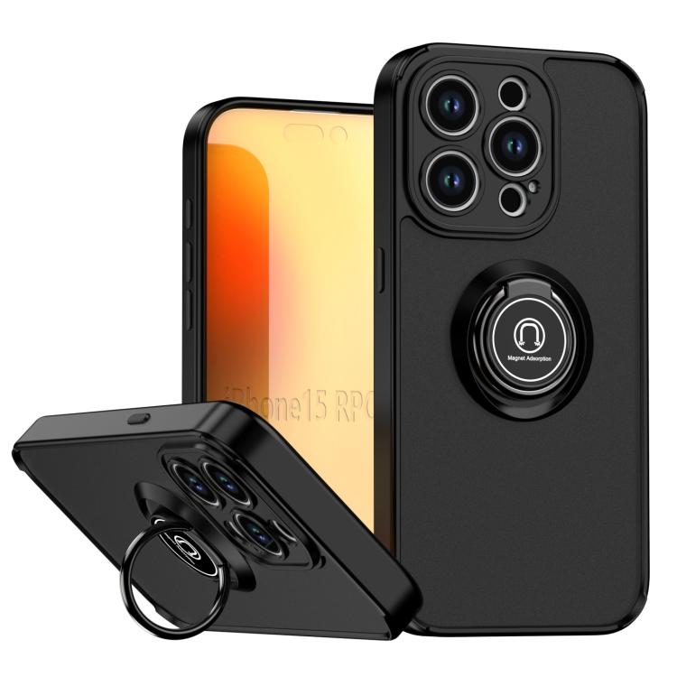 Q Shadow 1 Series TPU + PC Phone Case with Ring, For iPhone 15 Pro, For iPhone 15 Plus, For iPhone 15