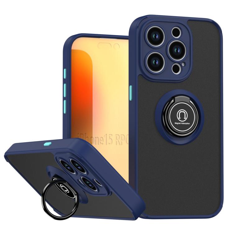 Q Shadow 1 Series TPU + PC Phone Case with Ring, For iPhone 15 Pro, For iPhone 15 Plus, For iPhone 15
