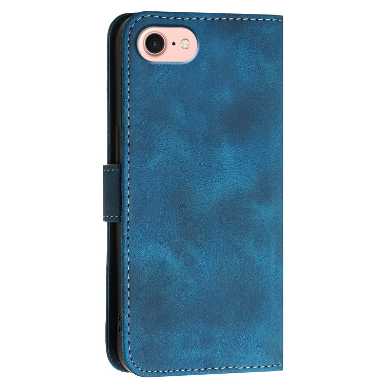 YX0080 Grid Butterfly Embossed Pattern Flip Leather Phone Case with Lanyard, For iPhone 17e / 16e, For iPhone 17 Pro Max, For iPhone 17 Pro, For iPhone 17