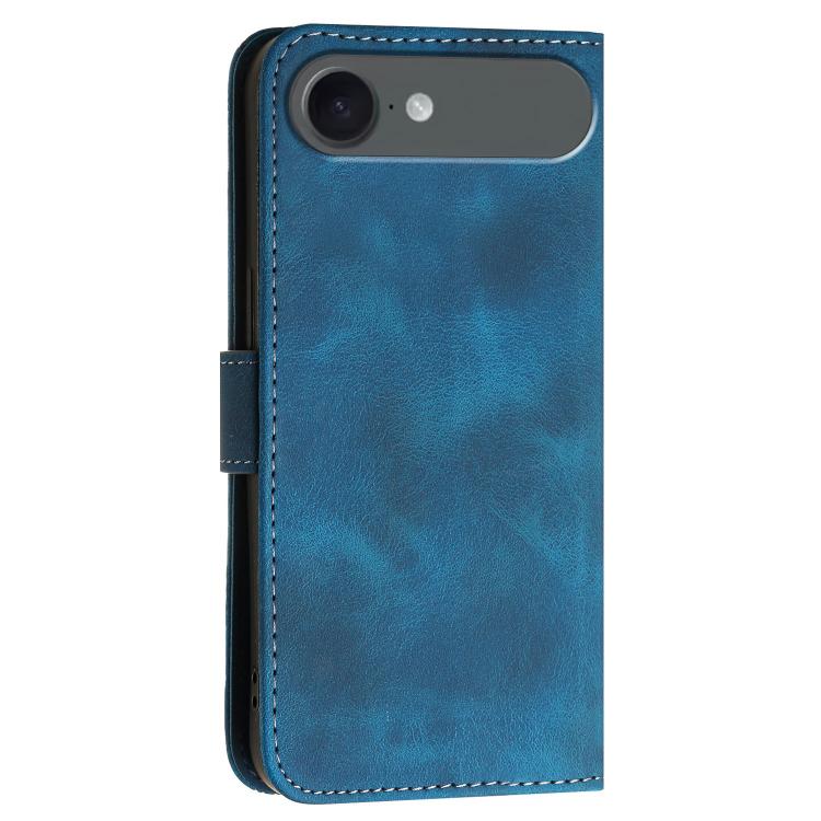 YX0080 Grid Butterfly Embossed Pattern Flip Leather Phone Case with Lanyard, For iPhone Air, For iPhone 16 Pro Max, For iPhone 16 Pro, For iPhone 16 Plus
