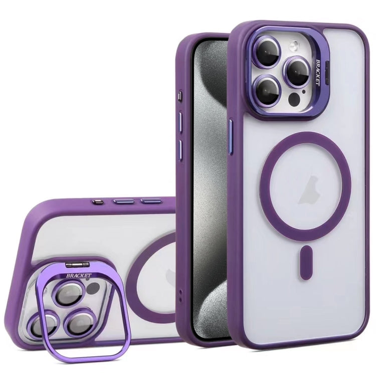 U1 Invisible Lens Holder Acrylic + TPU MagSafe Magnetic Phone Case, For iPhone 15 Pro Max, For iPhone 15 Pro