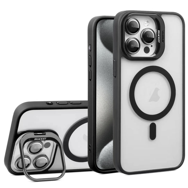 U1 Invisible Lens Holder Acrylic + TPU MagSafe Magnetic Phone Case, For iPhone 15 Pro Max, For iPhone 15 Pro