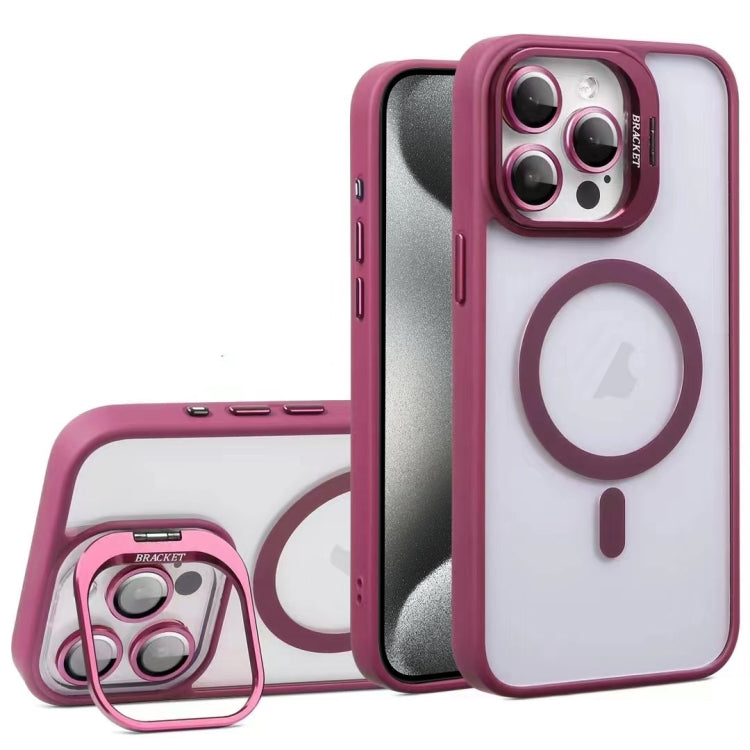 U1 Invisible Lens Holder Acrylic + TPU MagSafe Magnetic Phone Case, For iPhone 15 Pro Max, For iPhone 15 Pro