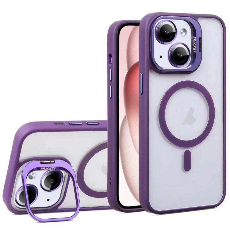 U1 Invisible Lens Holder Acrylic + TPU MagSafe Magnetic Phone Case, For iPhone 15 Plus, For iPhone 15