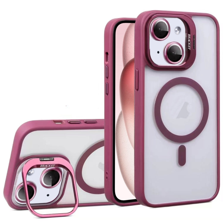 U1 Invisible Lens Holder Acrylic + TPU MagSafe Magnetic Phone Case, For iPhone 15 Plus, For iPhone 15
