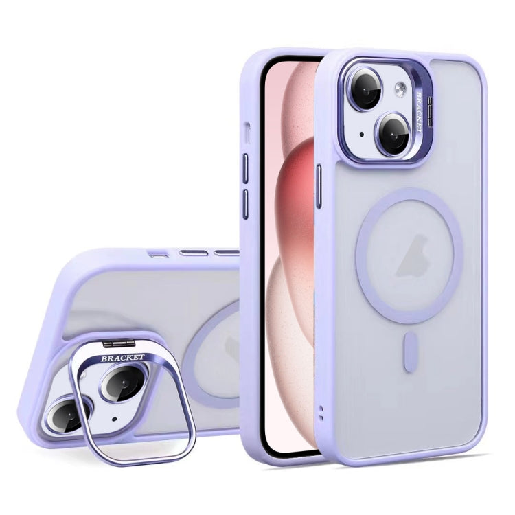 U1 Invisible Lens Holder Acrylic + TPU MagSafe Magnetic Phone Case, For iPhone 15 Plus, For iPhone 15